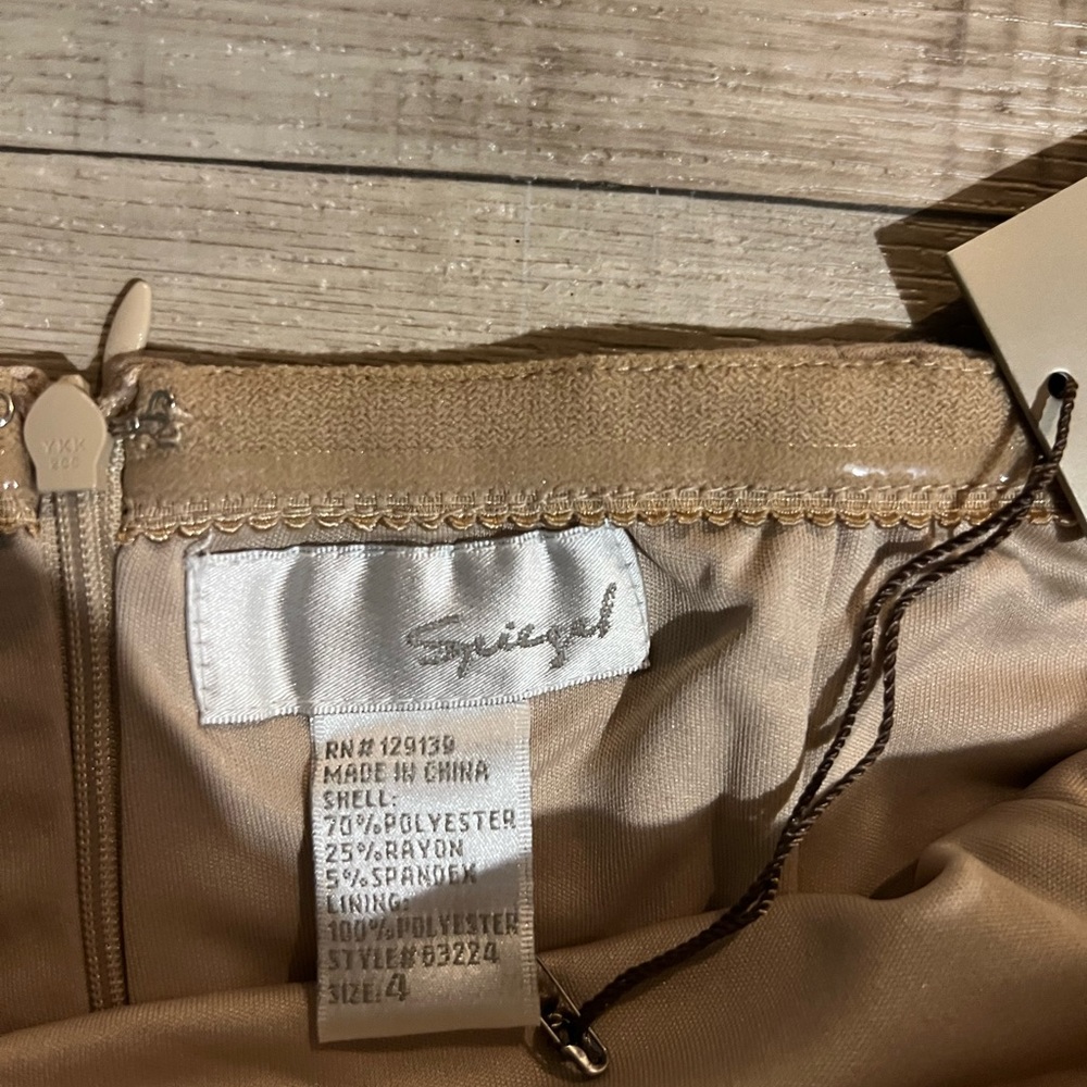 Spegal dress tan